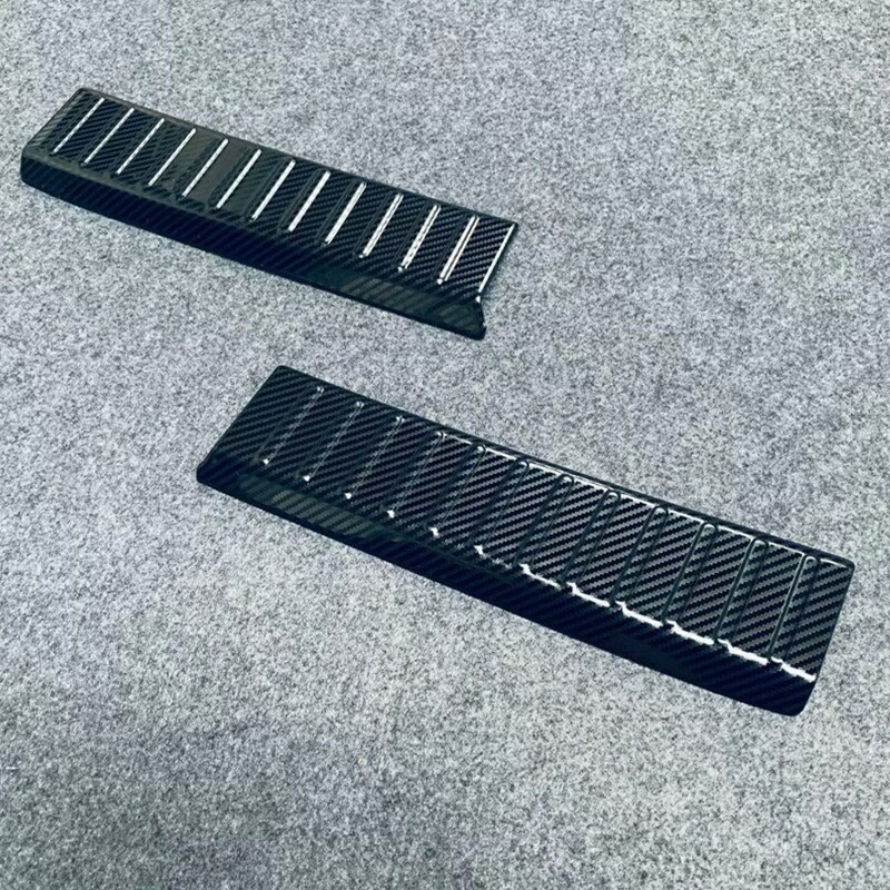Car tailgate door sill plate for RAIZE ,auto accessories,2pcs/set.stainless steel: black