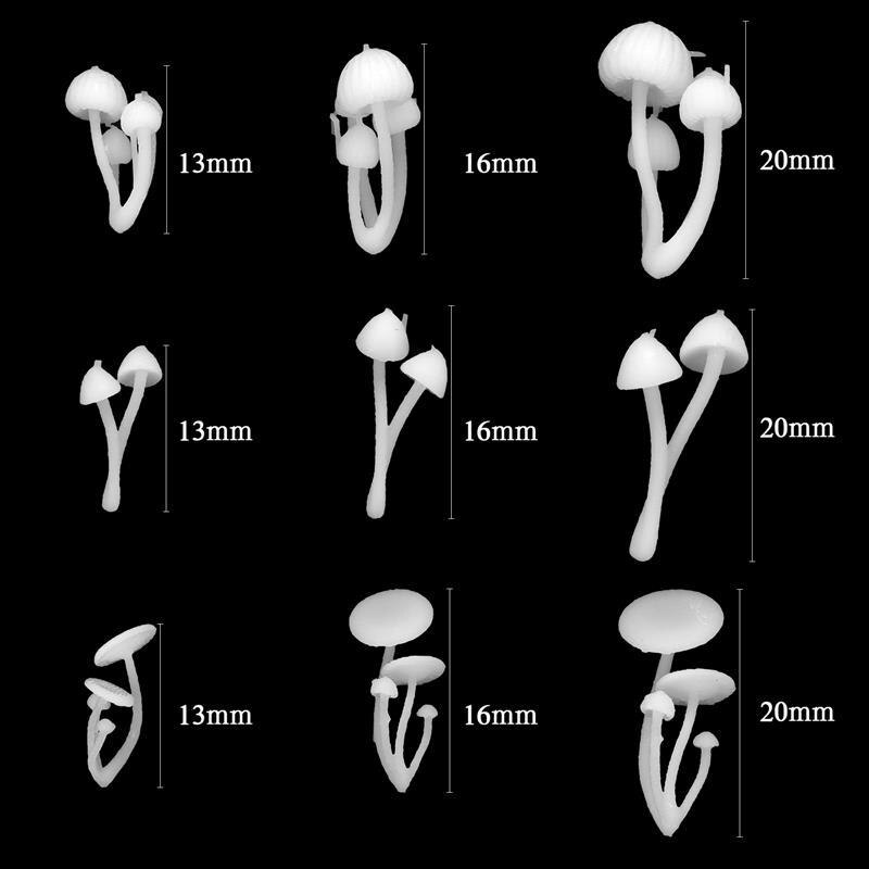 1 Pack 3D Mini Deer Jellyfish Epoxy Resin Filling Material Mushroom Ocean Ornaments Resin Crafts Making Handmade Decoration: D-9pcs