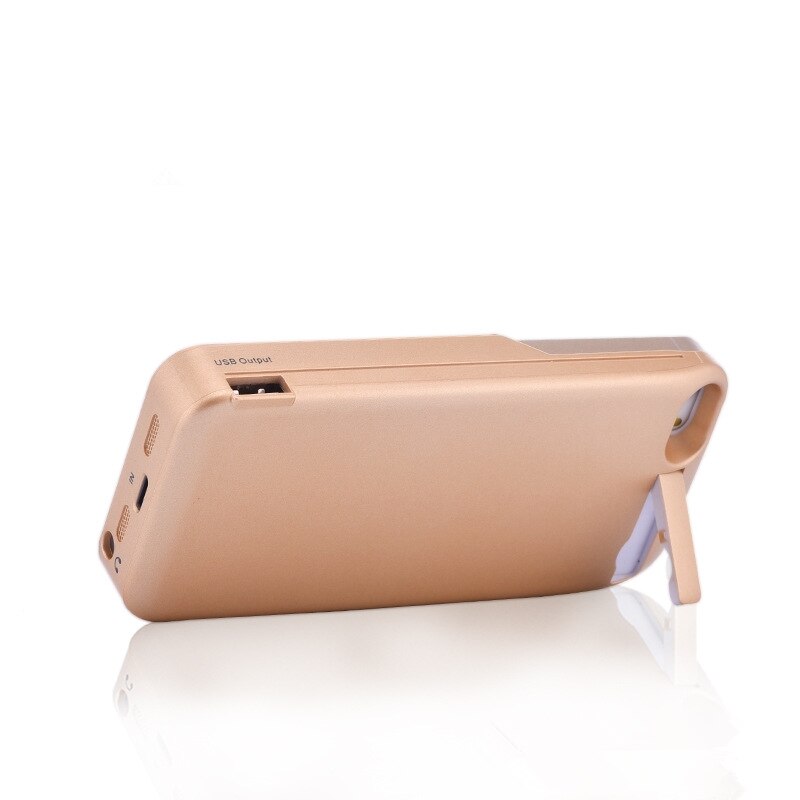 4200mAh caja portátil del Banco de la energía para iPhone 5 y 5s SE caja de la batería externa cargador de la batería cubierta de la batería de reserva