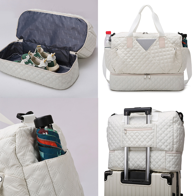 Bolsas de viaje de gran capacidad, organizador de equipaje, bolso de mano impermeable, portátil, plegable, almacenamiento de ropa de viaje, bolsos de hombro