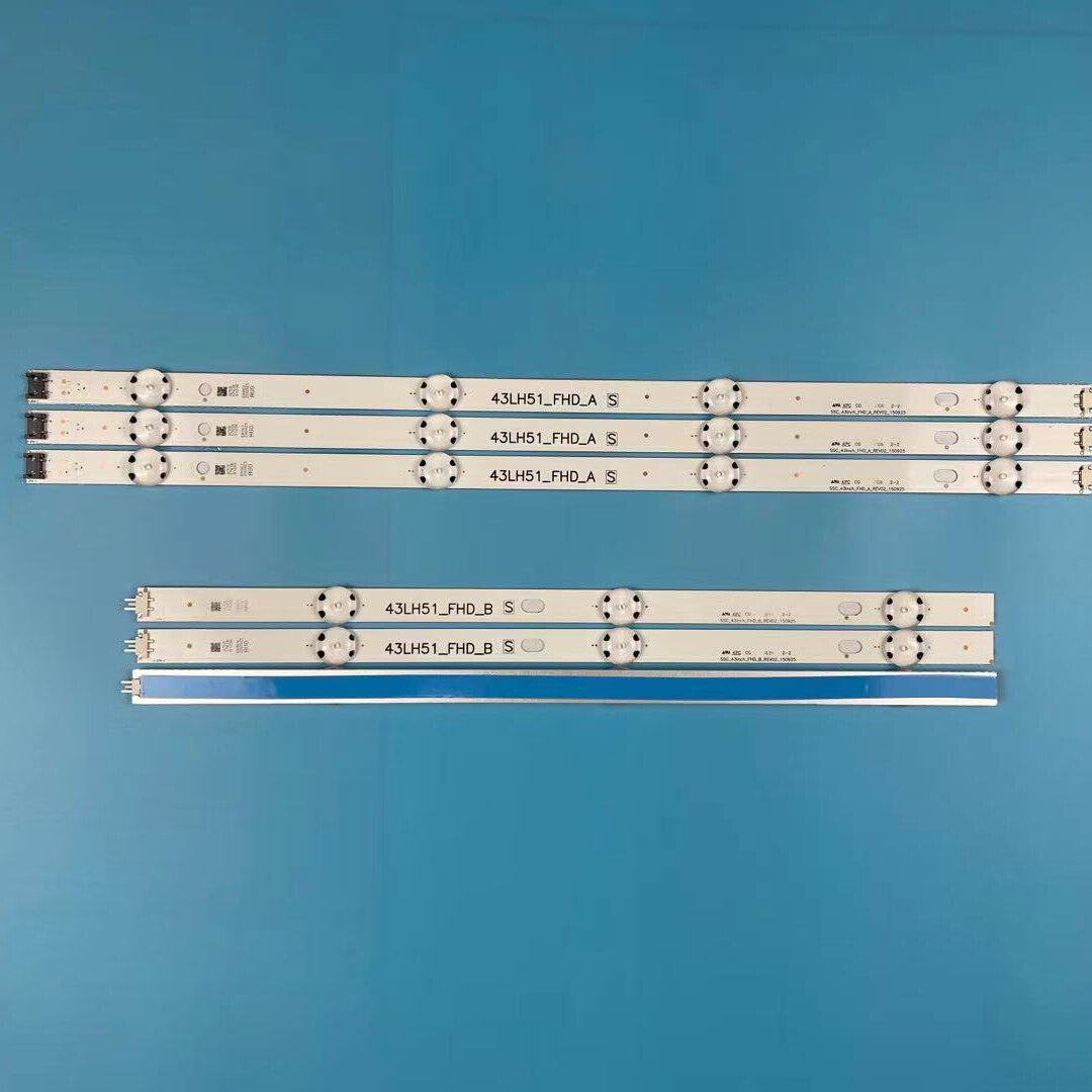 6pcs/set LED backlight strip for LG 43LF510V 43LF5100 43LH5100 43LH5700 43LH570A 43LH520V 43LH590 43LJ515V 43LH510V 43LH570V
