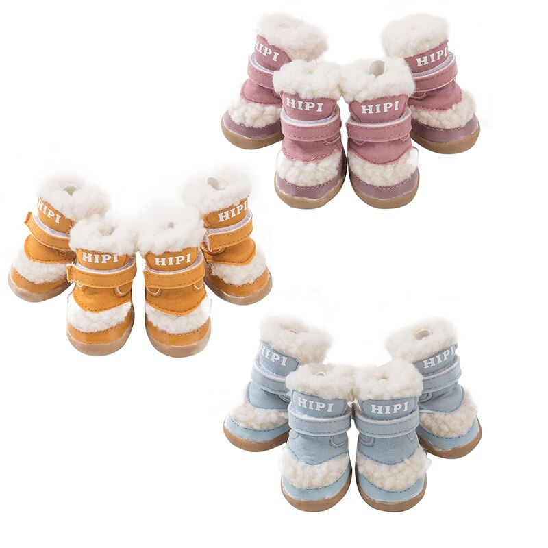 Ant ·-zapatos para perro mascota zapatillas para perro botas impermeables cálidas para mascotas protección de patas Botas de lluvia antideslizantes para perro gato producto