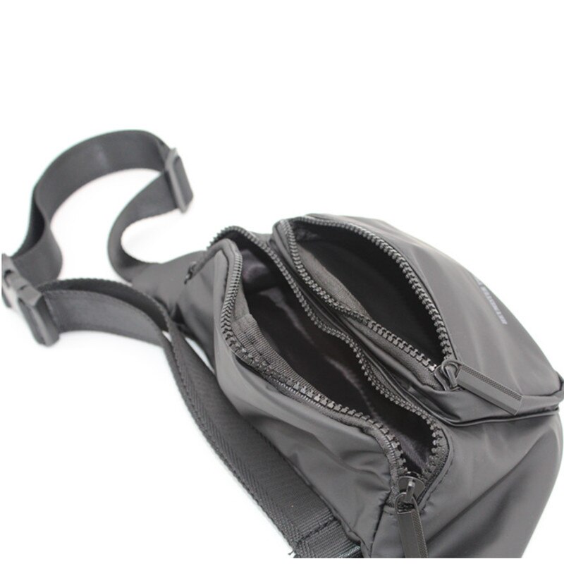 Męska wodoodporna torba na biodro zwykły posłaniec na ramię z powrotem na zewnątrz sportowa saszetka na pasek