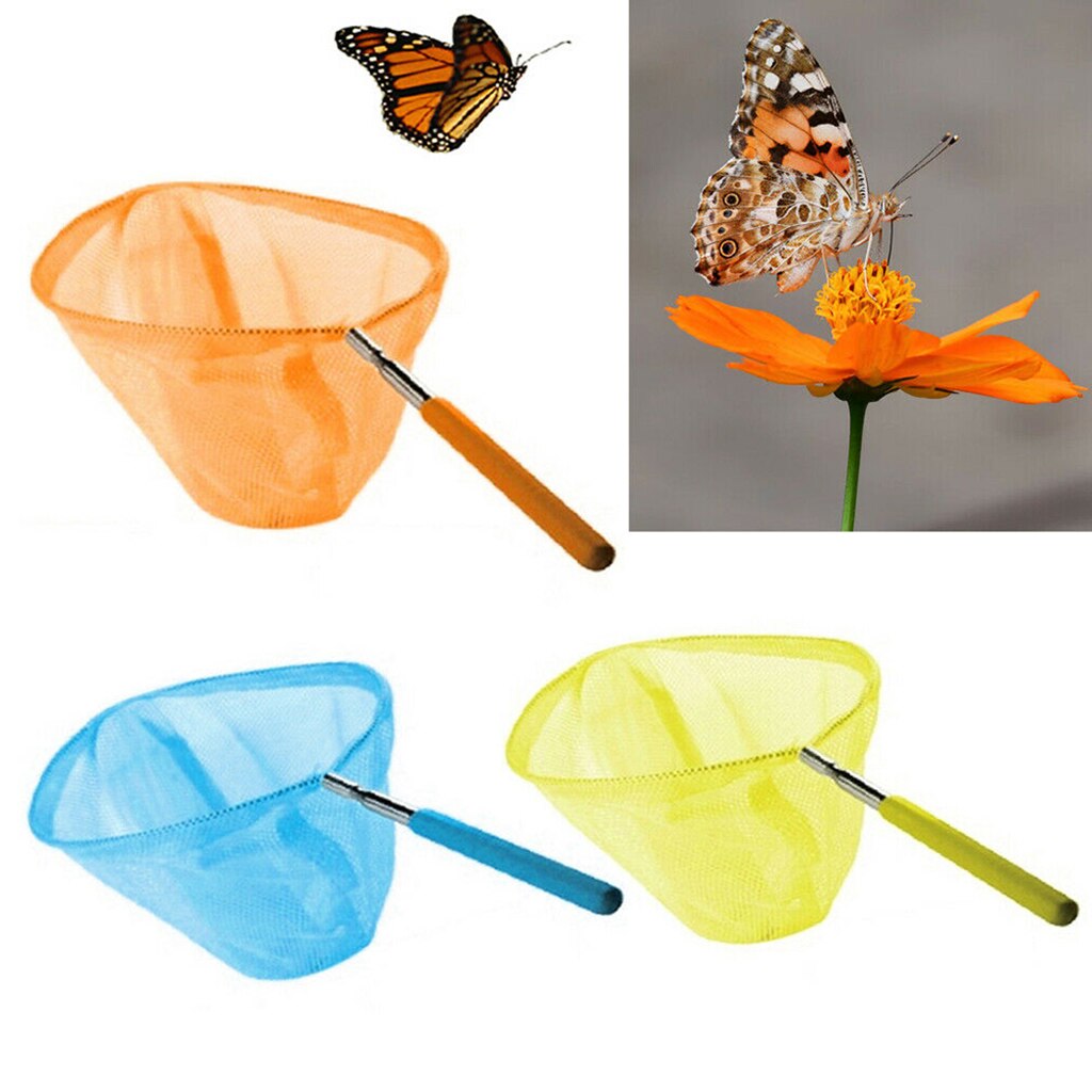 Extendable Fishing Net Telescopic Pond Sea Butterfly Insect Bug Landing Kids Toy Garden Landing Dragonfly Holding Net