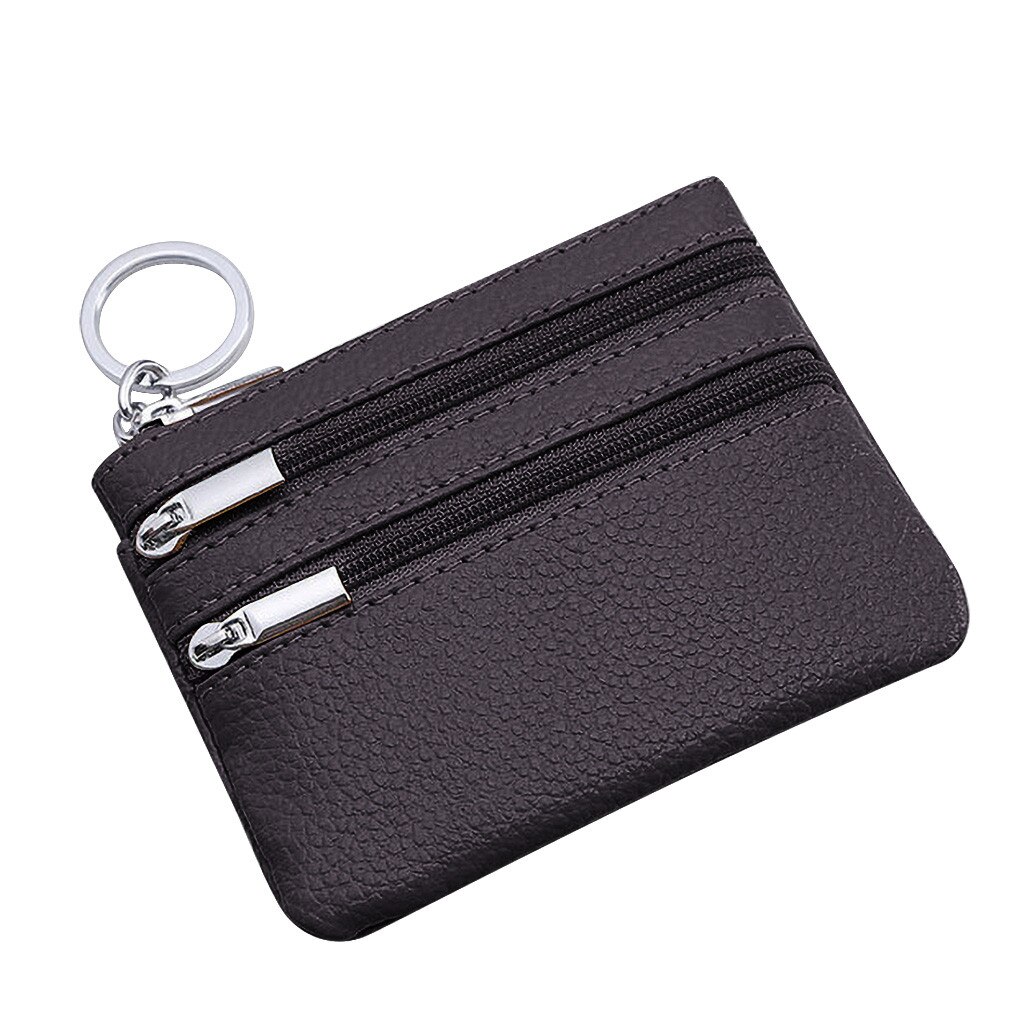 Aelicy Wallet Card Leather Men's Short Wallet Mini Wallet Small Folded Female Coin Purse Card Holder Wallet Coin Purse: CO