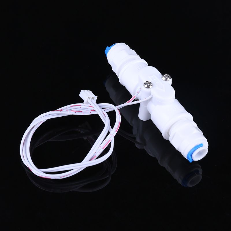 1/4 NPT Water Flow Switch PE Tube Dispenser Purifier Liquid Flow Sensor Switch R9JF