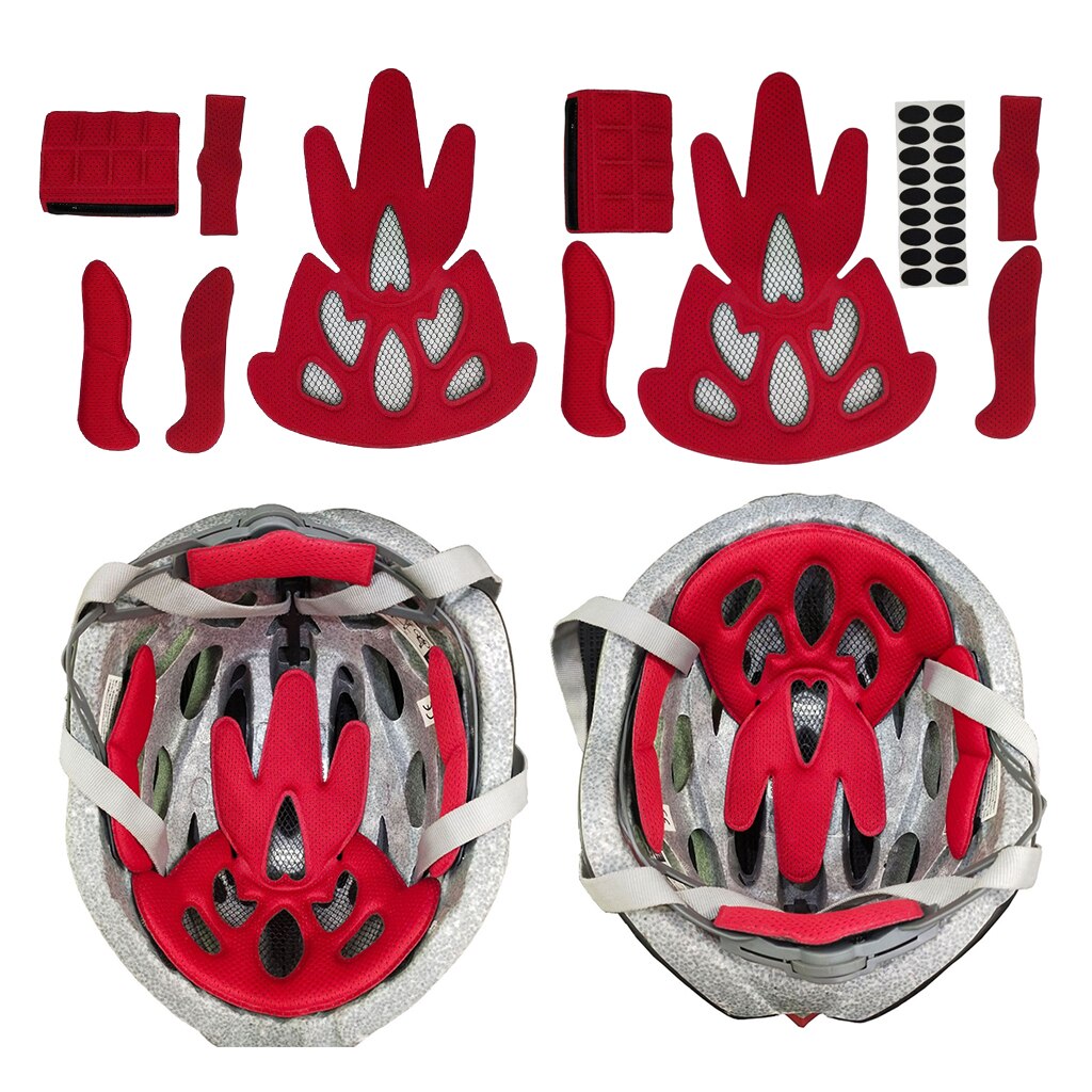 premio Casco Imbottitura kit Casco Della Bici pastiglie di Ricambio Universale Della Bicicletta della Gomma Piuma di EVA pad Cuscino