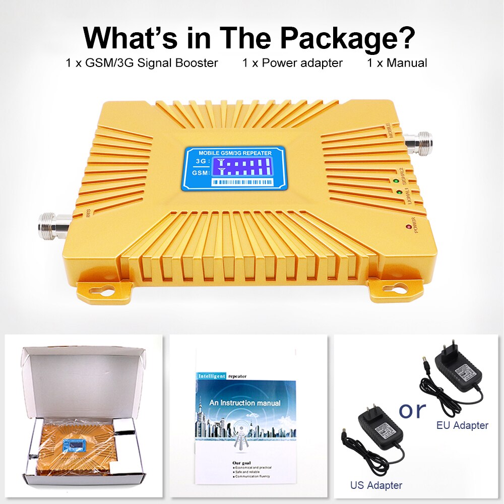 Oserjep 3g gsm repeater dual band 900 2100 gsm /3g 900 mhz 2100 mhz repeater mobile phone/cell phone amplifier signal repeater booster