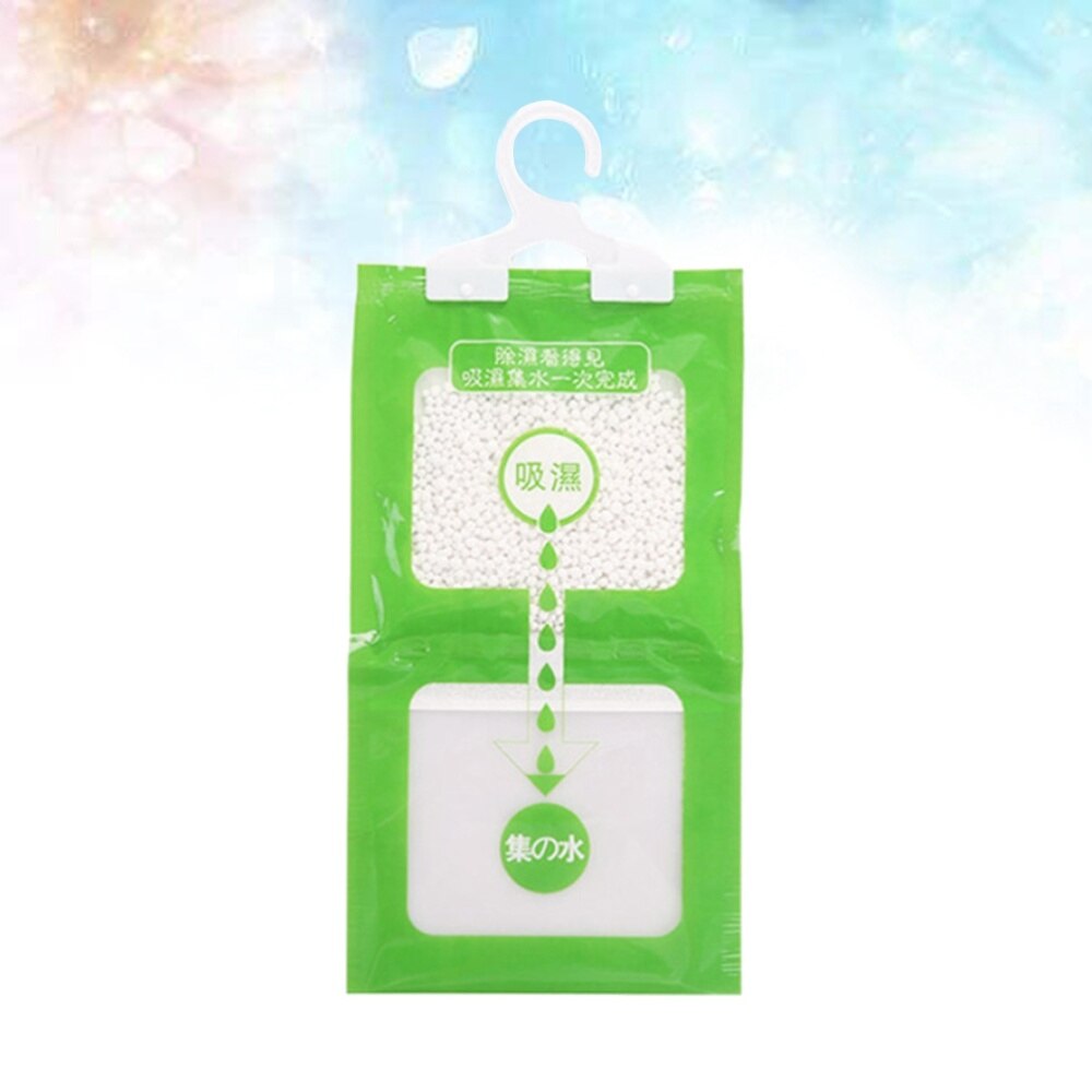 Bolsa para colgar en armario ropero, para humedad, Vitrina armario ropero bolsas deshumidificadoras, agente de secado higroscópico, antimoho, 1 unidad