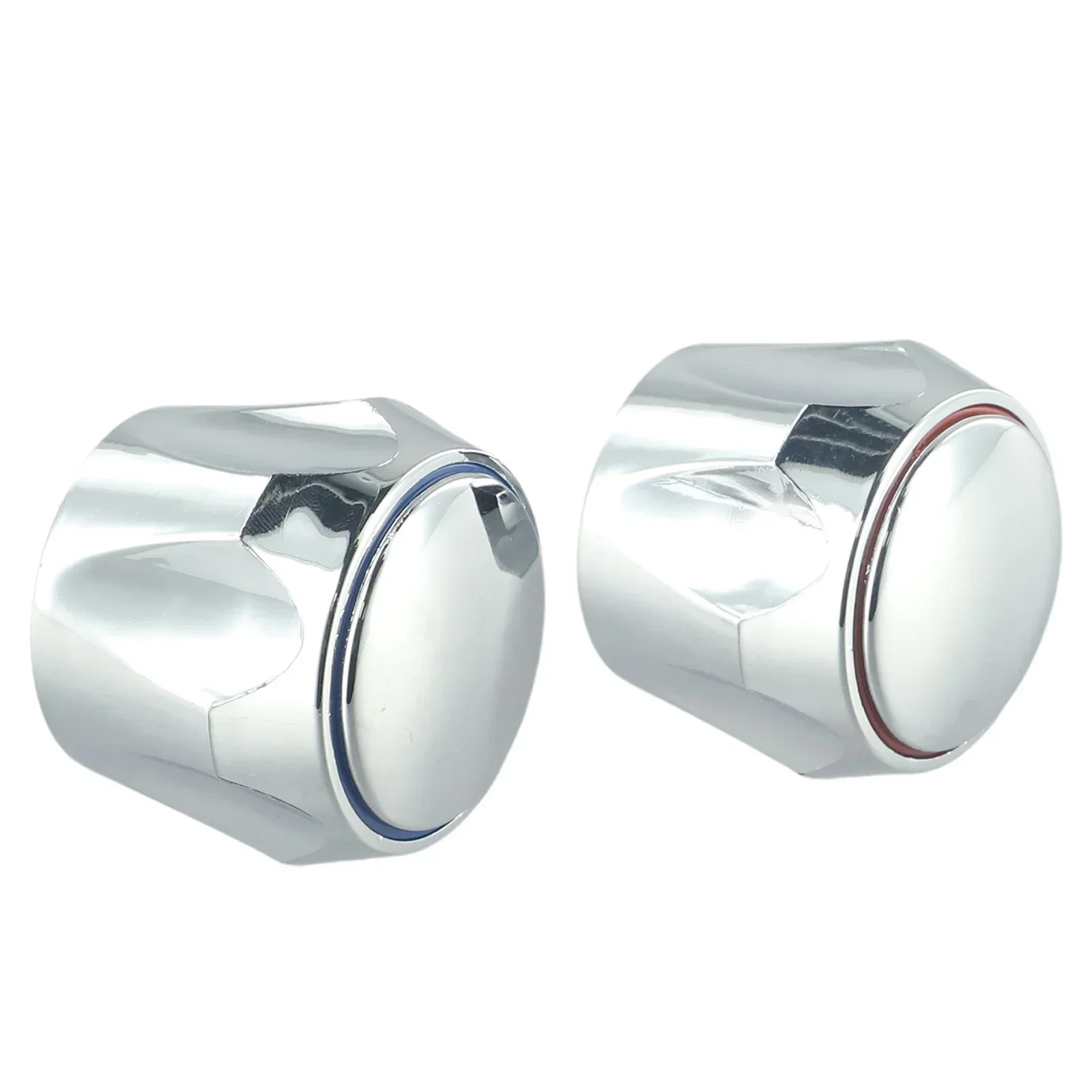 Bouton de poignée de robinet et froid, 2 pièces, Valve en cuivre, têtes de robinet, lavabo à filetage, évier 1/2 pouces, remplacement pour salle de bains, robinets de cuisine