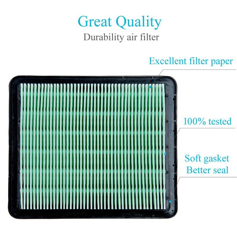 5 pakke 17211-zl8-023 luftfilter, kompatibel til honda gcv 160 gcv 190, til husqvarna 7021p,  premium plæneklipper luftfilter