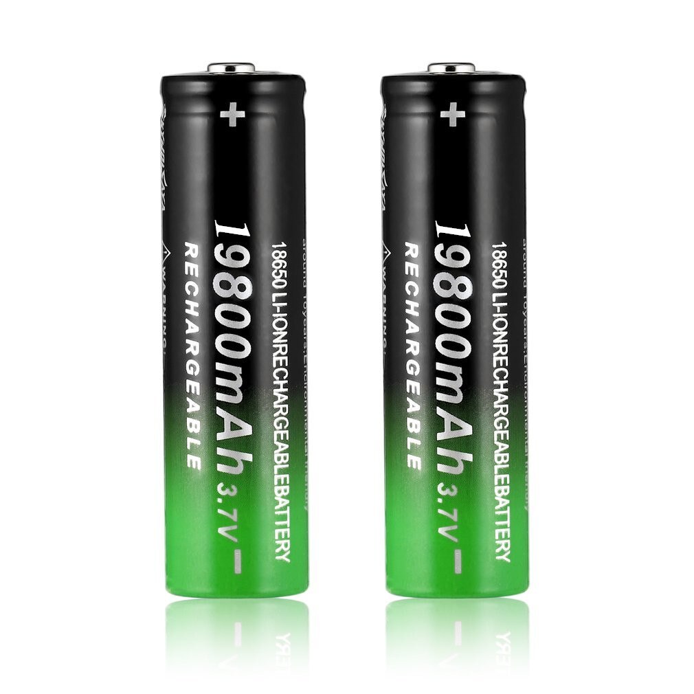 18650 batteri laddningsbart batteri 3.7v 19800 mah kapacitet li-ion laddningsbart batteri för ficklampa ficklampa batteri