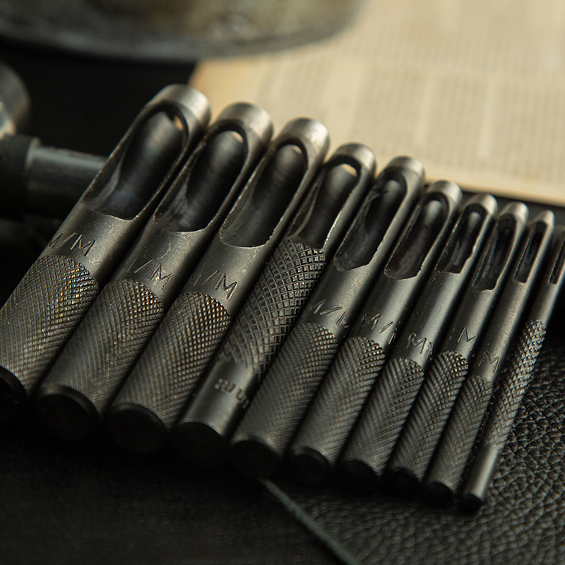 Punching Leather Hole Punch Round Steel Leather Craft Hollow Hole Punch Metal Gaskets Plastic Rubber Tools 1mm-10mm
