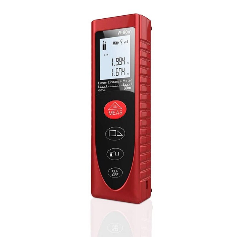 Tape Measure, Measure Distance Meter 80M, Digital Measurement Tool,Range Finder with Backlight Display,W-80: Default Title