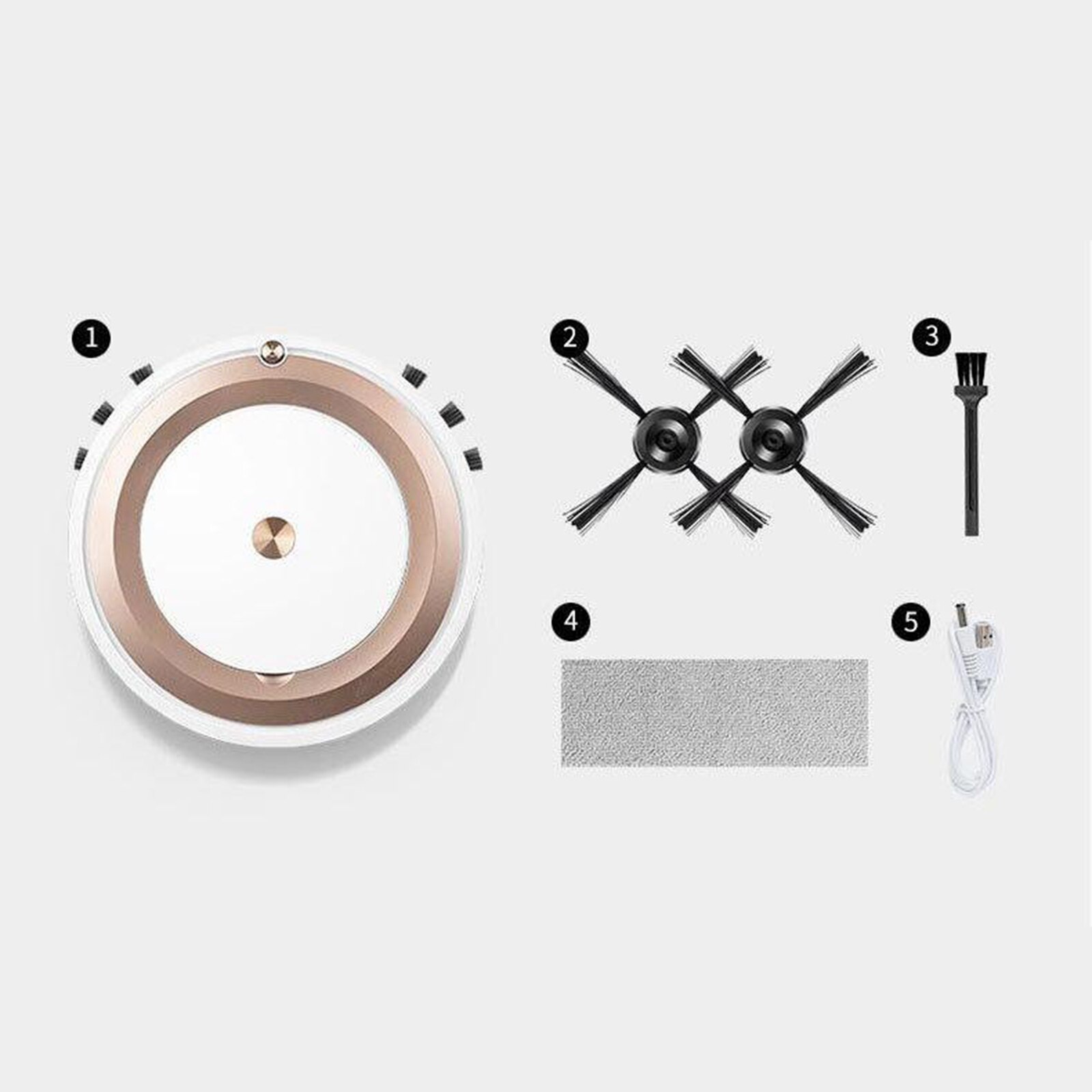 App Remote Control Robot Vacuum Cleaner Mini Floor Cleaning Sweeper Machine USB