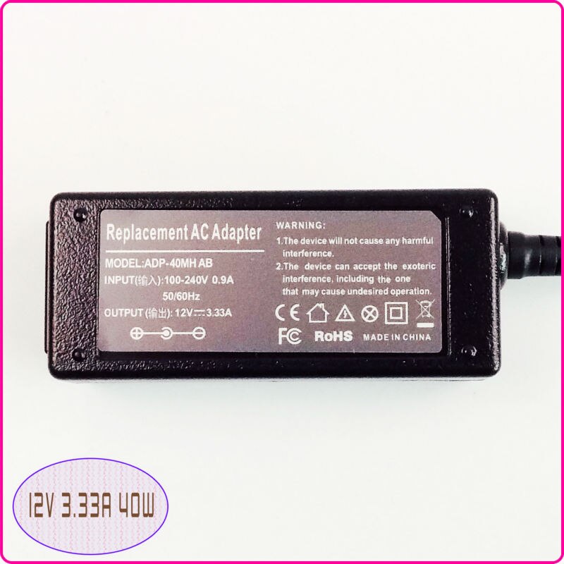 For Samsung ATIV Smart PC 500T 500T1C Laptop Netbook Ac Adapter Power Supply Charger 12V 3.33A