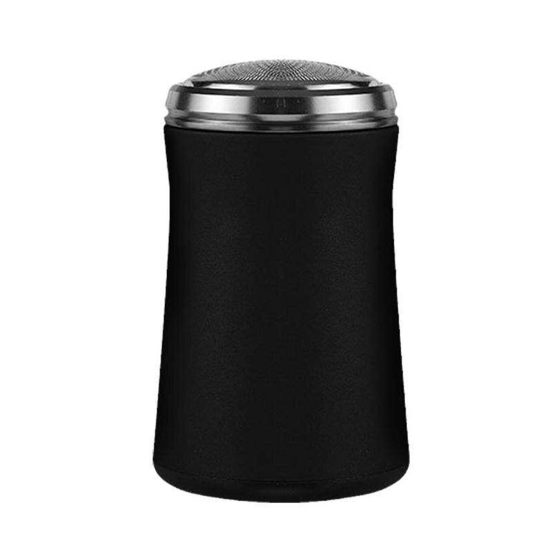 Mini lavável barbeador elétrico portátil 2 cabeça de barbear aparador barba recarregável máquina de barbear máquina viagem ferramenta
