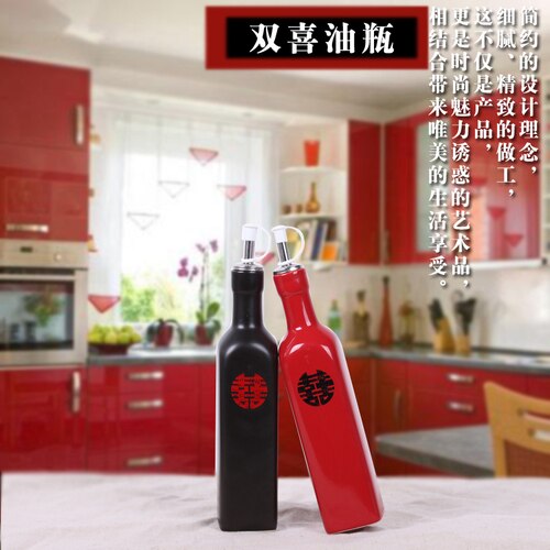 Juego de botellas de aceite en aerosol para cocina, contenedor de botella de aceite de cerámica grande sin goteo, utensilios de cocina OC50TL: 22CM A