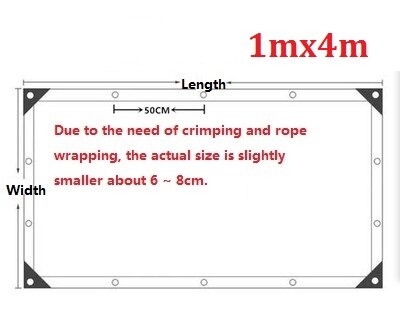 Newly Thicken 0.3mm Clear Transparency Waterproof Tarpaulin Outdoor Garden Truck Highly PVC Rainproof Tarp Cloth Curtain: 0.3mm 1mx4m