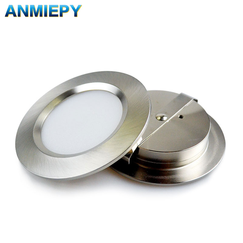 Mini Spot Lumineux LED Ultra-Mince Encastrable pour le Plafond, Idéal pour un Salon, une Maison ou un Hôtel, 14mm, 3/5/7W, 12V, 2 Pouces, D55 mm