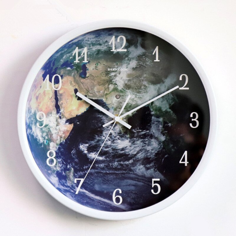 Led Wall Clock Night Light Electronic Quartz Clock Luminous Mute Silient Voice Control Modern Night light for Home: A