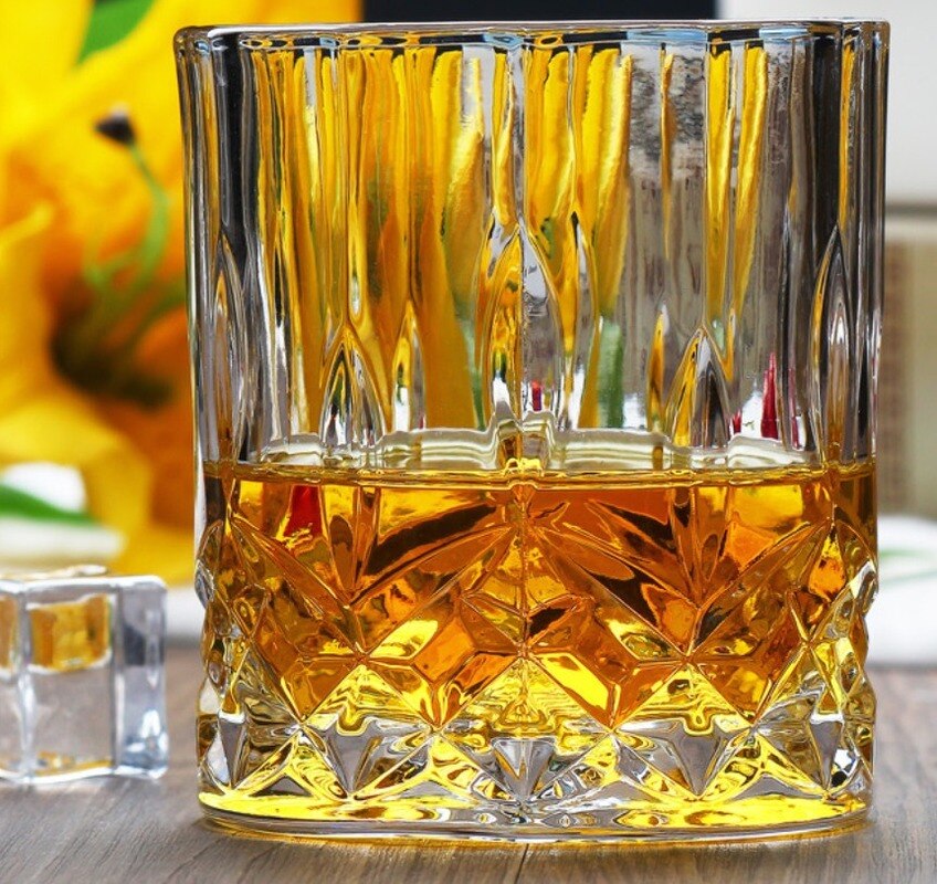 Whisky glass 220ml lead-free glass beer Stein Bar glass With thick glass high-grade glass