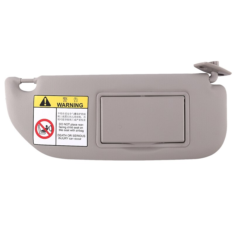 Car Inner Sun Visor Shield Shade Board for Peugeot 301 Citroen C3: Gray