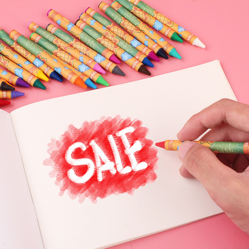 8/12/24 Uds pintura de crayón Graffiti para colorear para niños marcadores de colores Pastel al óleo útiles escolares colores infinitos arte Kawaii
