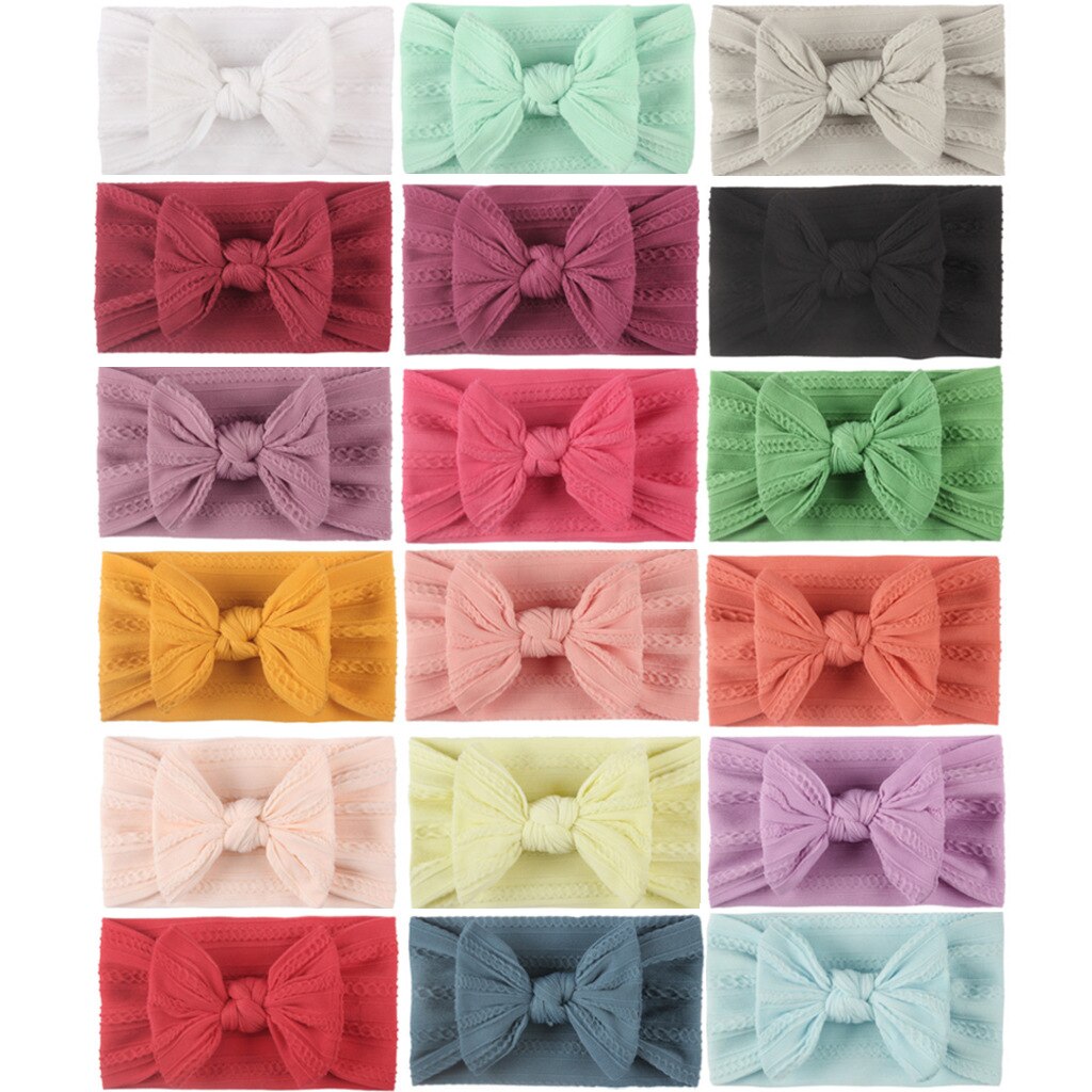 Novo bebê bandana, macio náilon crianças headwear, bebê arco bandana, menina headbands do bebê menina acessórios do bebê