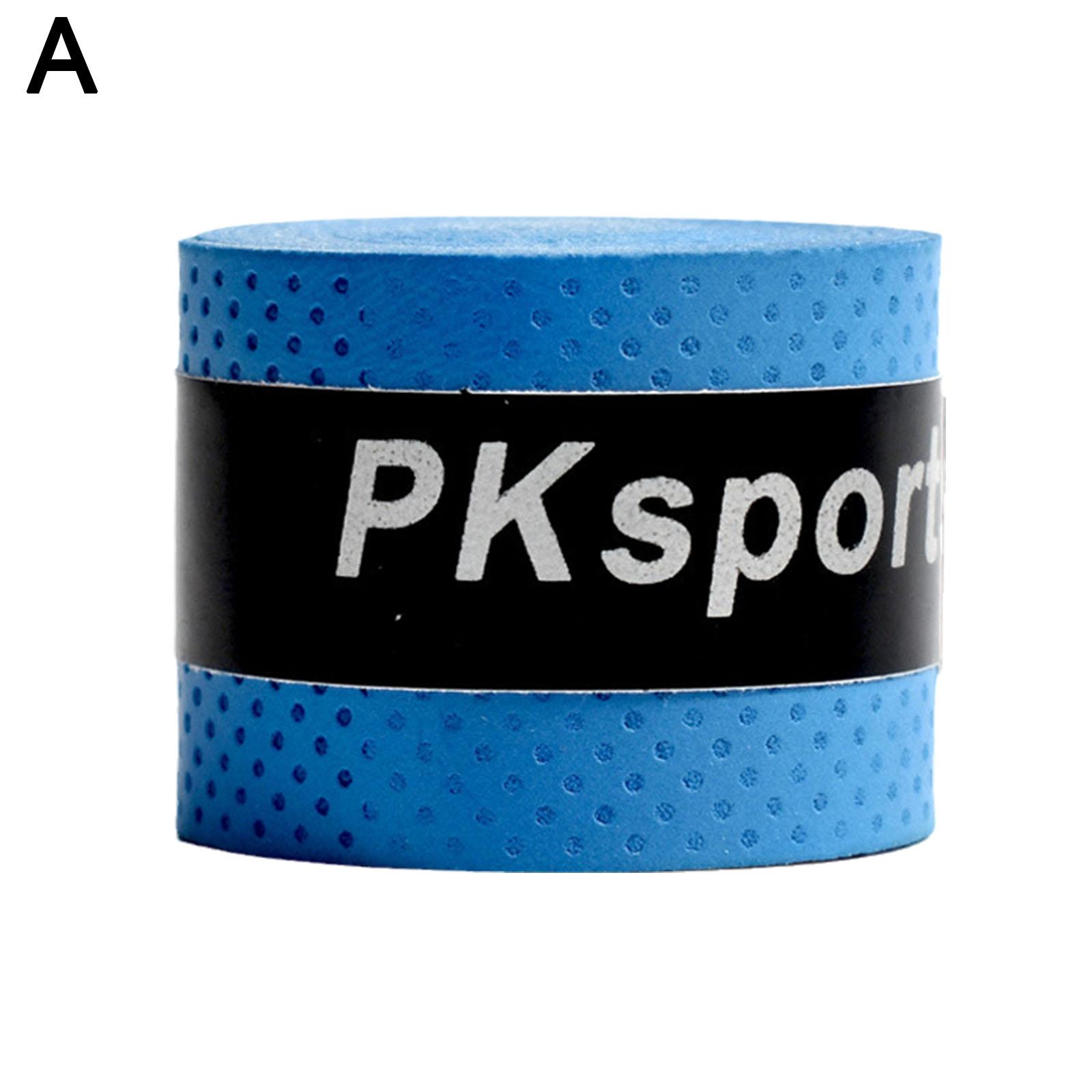 Tennis Racket Grip Tape Pu Absorberend Tennis Racket Badminton Tennis Grip Slip Tape Anti Accessoires C0s7: WHITE