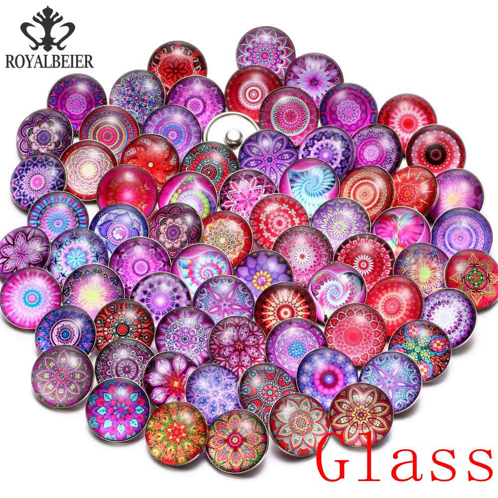 50pcs/lot Mixed metal 18mm snap button jewelry DIY Metal Rhinestone button snaps fit snap button bracelet Jewelry: HM058b