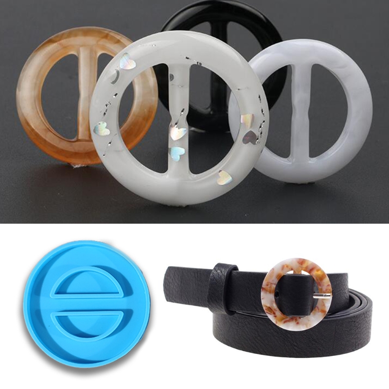 Napkin Buckle Silicone Mould DIY Crafts Casting Tool Belt Button Epoxy Resin Mold