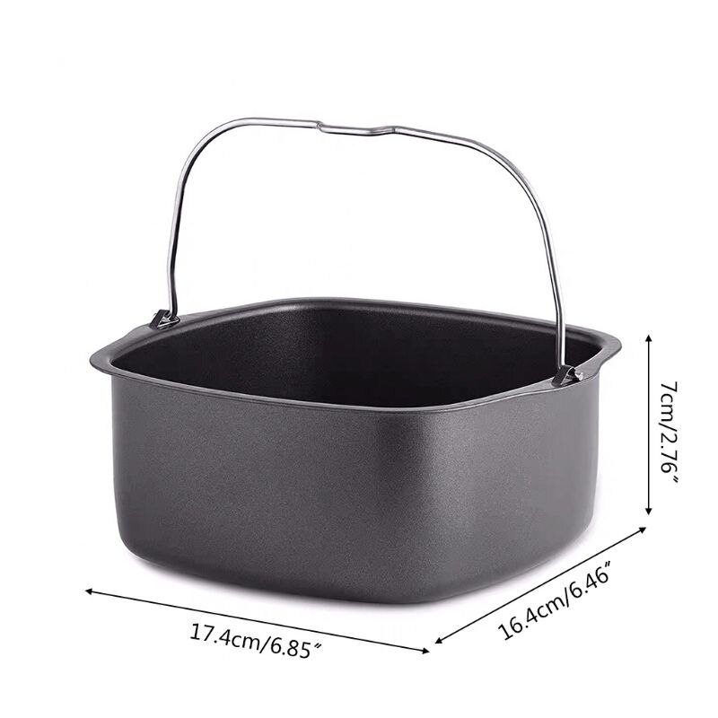 Vierkante Non Stick Cakevorm Bakplaat Pan Roosteren Mand Bakvormen Mould Lucht Friteuse Accessoires