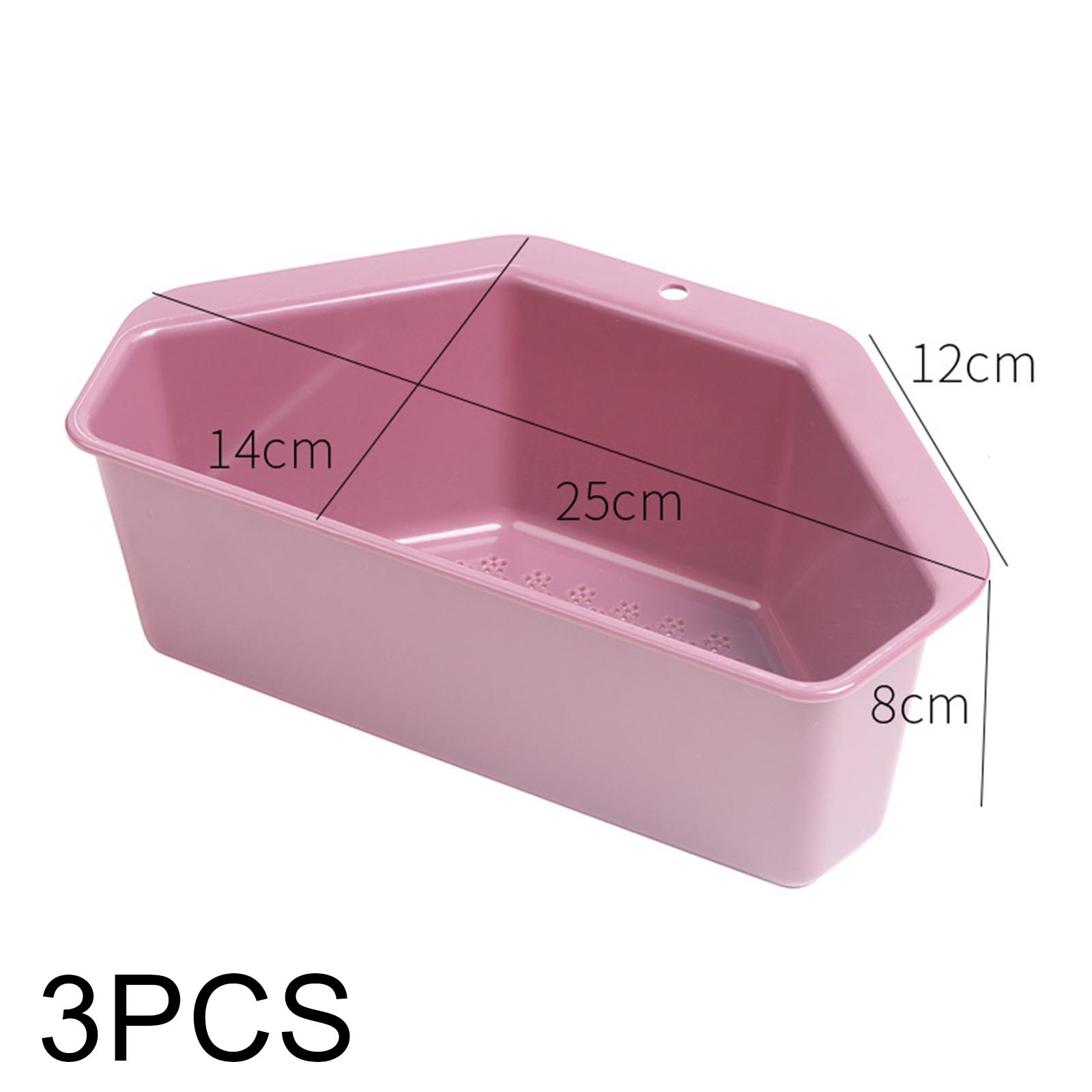 Triangular Corner Sink Drain Rack Shelf Basket Food Strainer Vegetable Fruit Drainer Sponge Holder Kitchen Filter K888: Dark Khaki