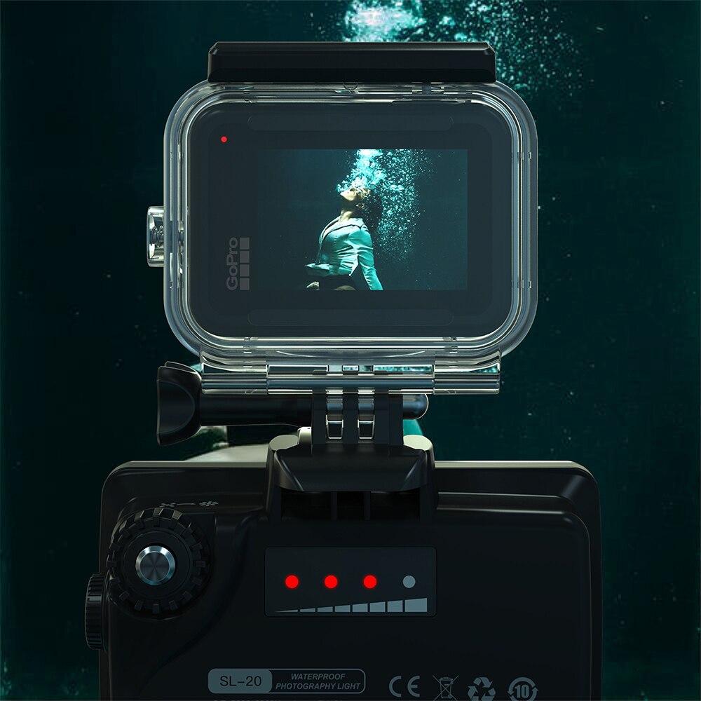 Seafrogs 5000 Lux Professionele Fotografie Licht Voor Gopro Camera Onderwater Strobe Led Duiken Fotografische Verlichting Accessoires