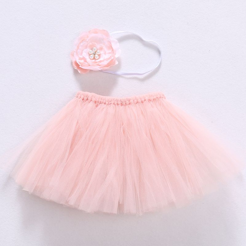 Leuke Peuter Pasgeboren Baby Meisje Tutu Rok & Hoofdband Photo Prop Kostuum Outfit