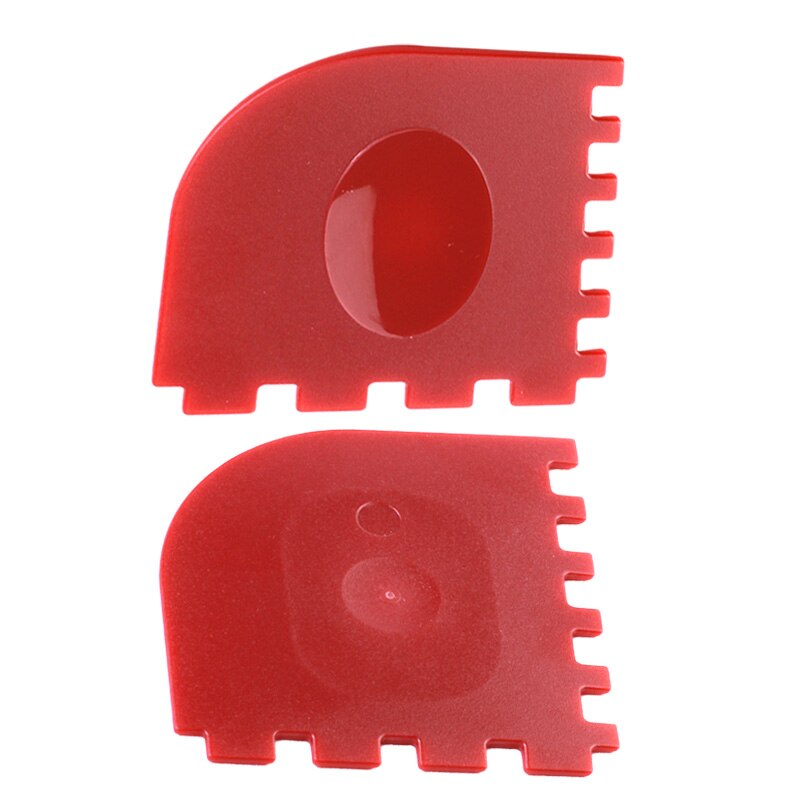 Spatules 2 pièces en plastique gril casserole grattoirs nettoyant noir outil ensemble Durable pour fonte BBQ grattoirs conseils de nettoyage BBQ outils
