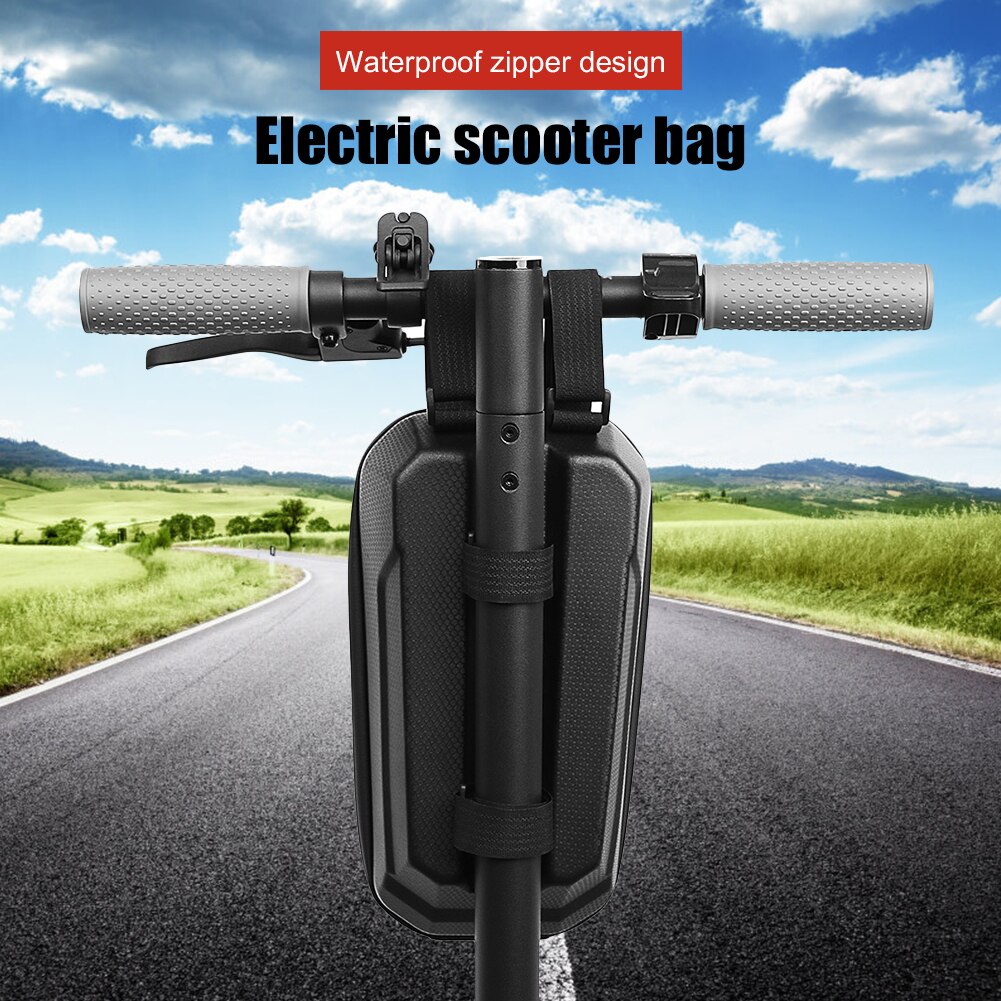 WHEEL UP Electric Scooter Hanging Bag Hard Shell Front Frame Waterproof Zipper Pouch for Xiaomi M365 PRO Ninebot HX X7