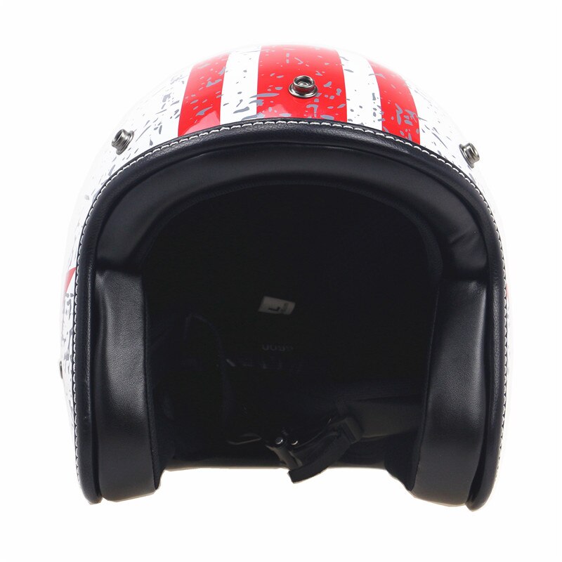 Zr052 serier ekstra letvægts motorcykelhjelm dot godkendt low profile open face helemt vintage hjelm