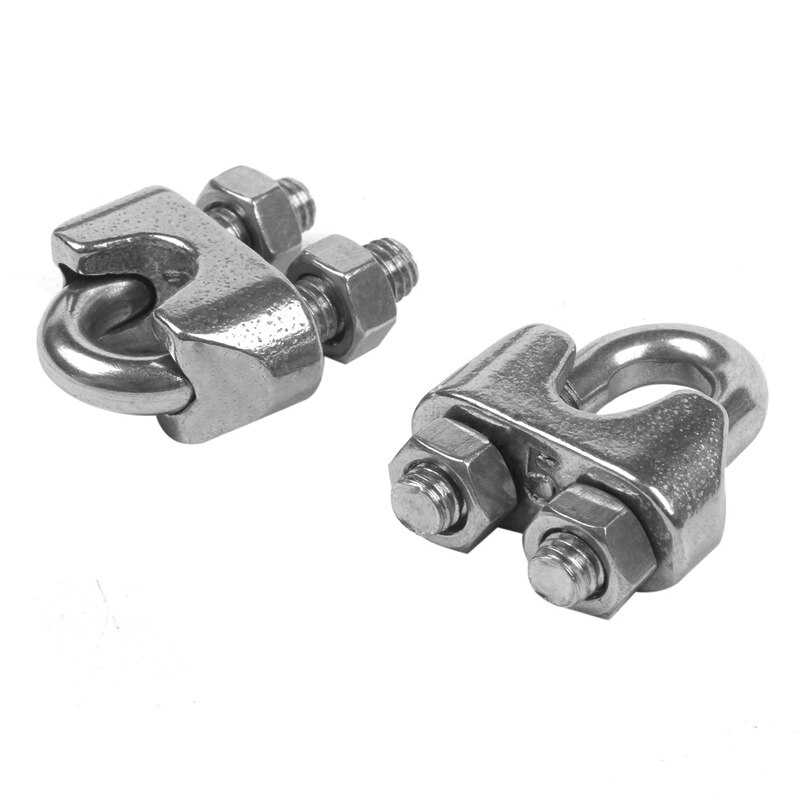 12 Stuks Kabel Kabelklem Clips M4 Haak & 5 Pcs Eye Spanschroef Draad Touw Spanning