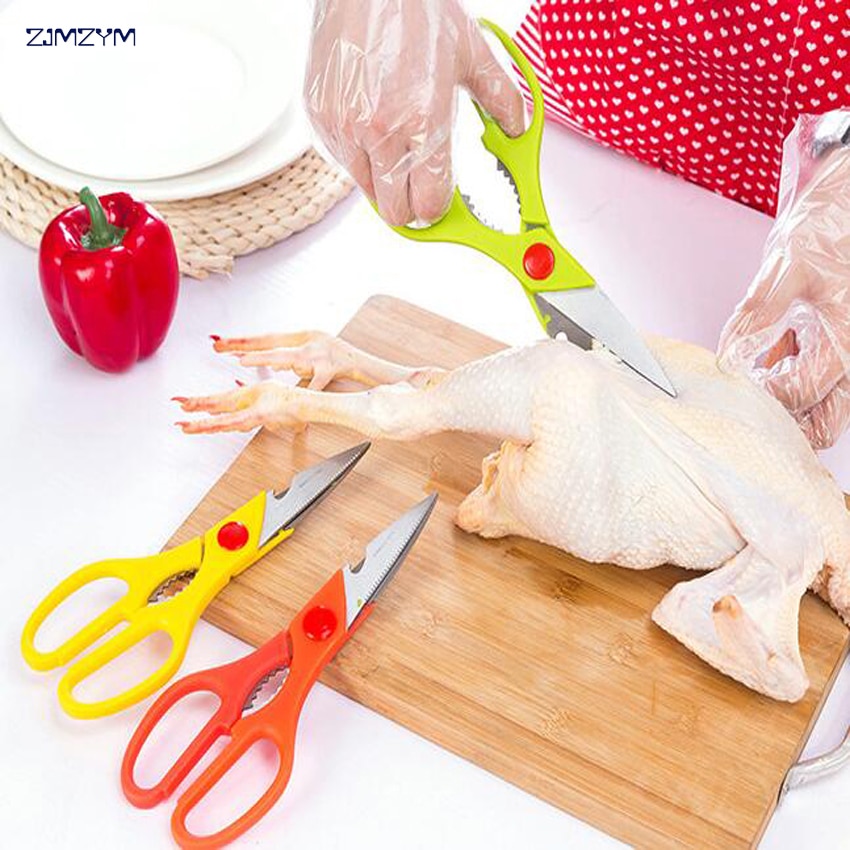 Stainless Steel Multifunction Kitchen Scissors Poultry Shears Chicken Bone Scissors for Cooking Tool