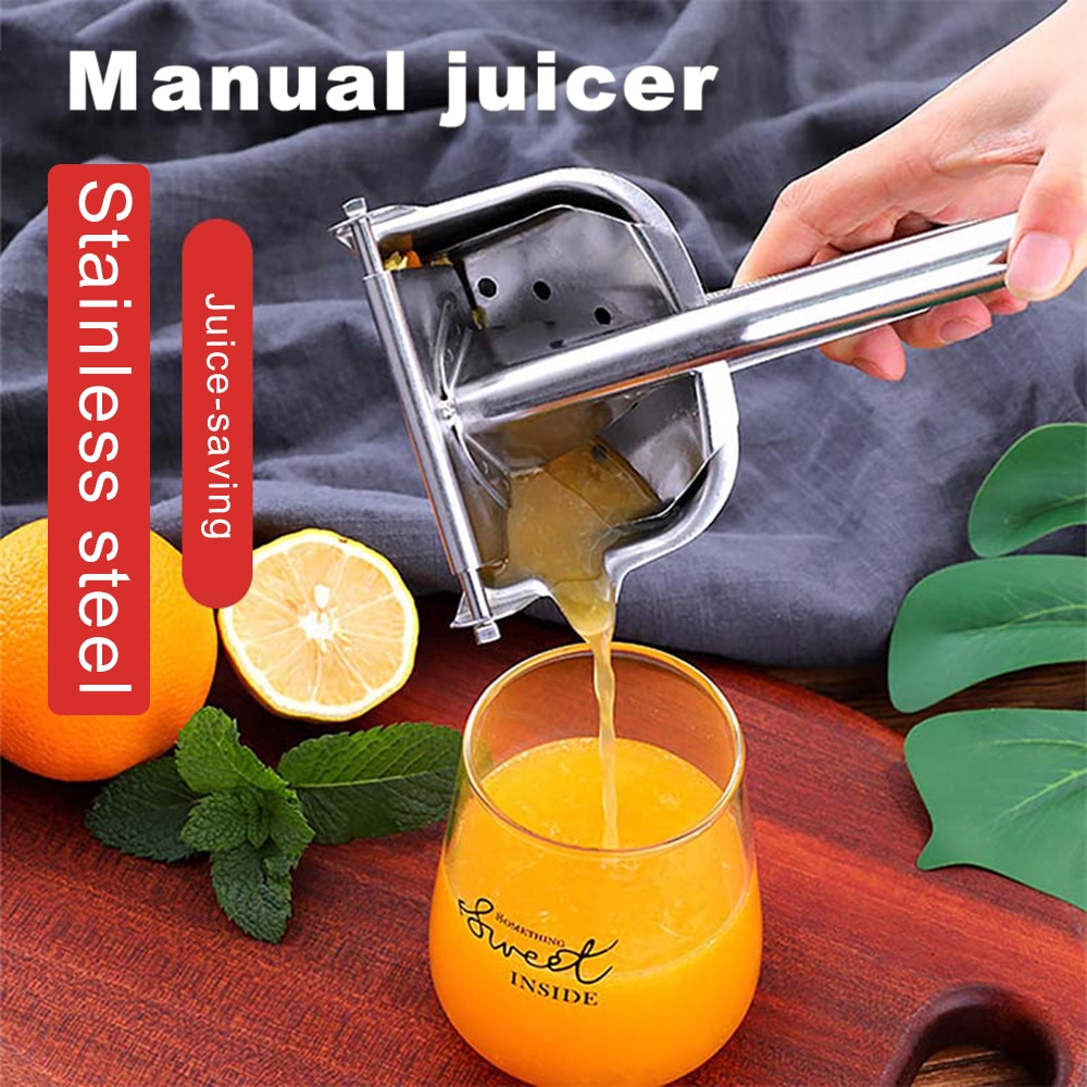 Bärbar citron apelsin manuell fruktjuicer presspress kökstillbehör verktyg handpressad juicemaskin köksprylar