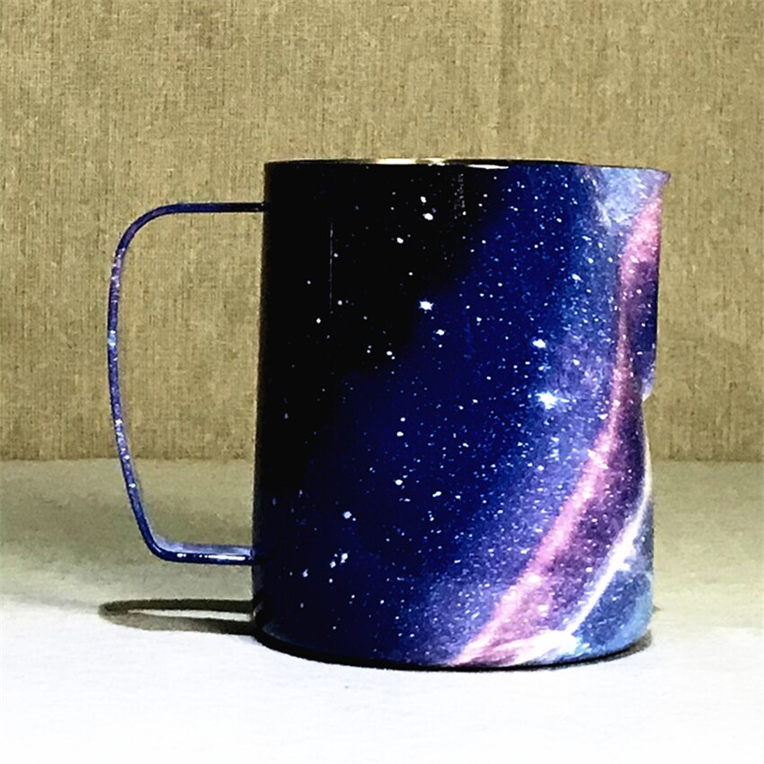 600ml Jarra de Café do Aço Inoxidável Jarro de Leite Frothing Pitcher Puxar Flor Ferramentas Acessórios Para Barista Café Xícara De Café Expresso