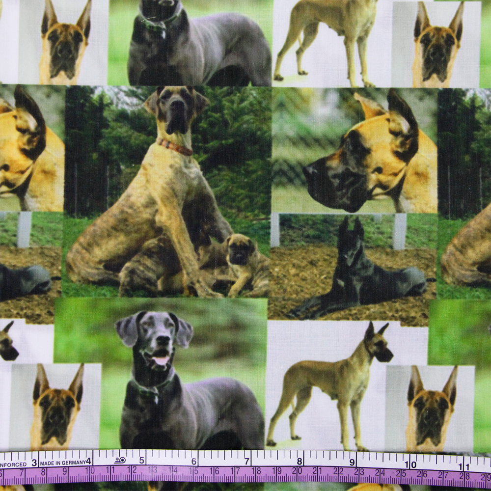 Accesorios David 50*145cm perro gato patchwork tela de algodón de poliéster para el tejido de los niños ropa de cama textil del hogar para coser, 1Yc413: 1052185001