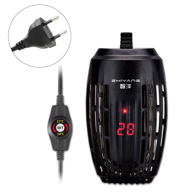 25/50/75/100W Aquarium Mini Heater Aquarium Schildpad Dompelpompen Thermostaat Led Automatische Temperatuur Explosie-Proof Verwarmingselement