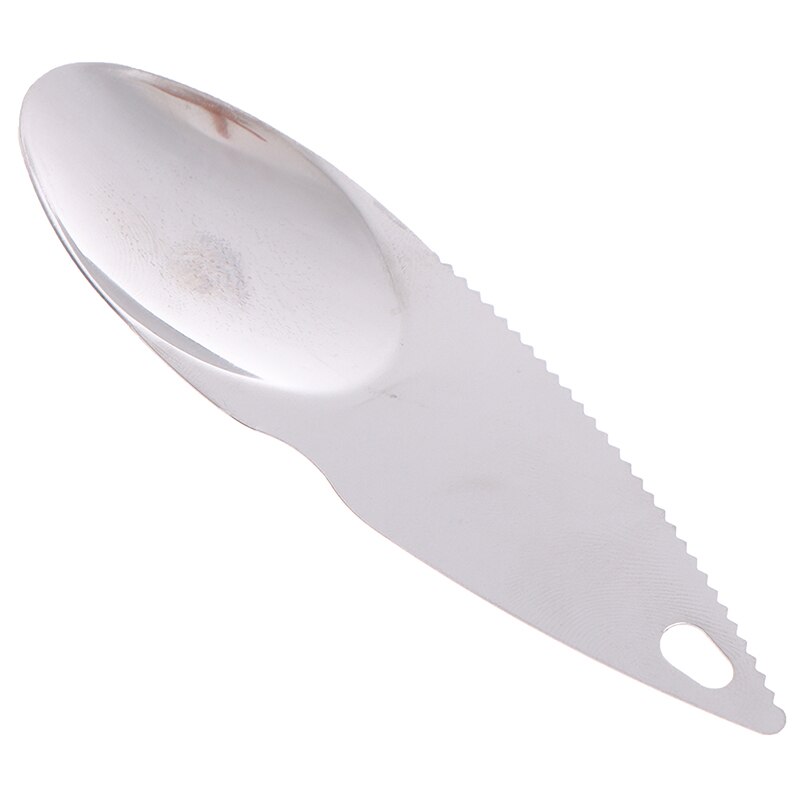 1PCS Stainless Steel Kiwi Blade Kiwifruit Cut Spoon Peeling Dig Spoon Serrated Blade For Shop Kitchen Home Outdoor