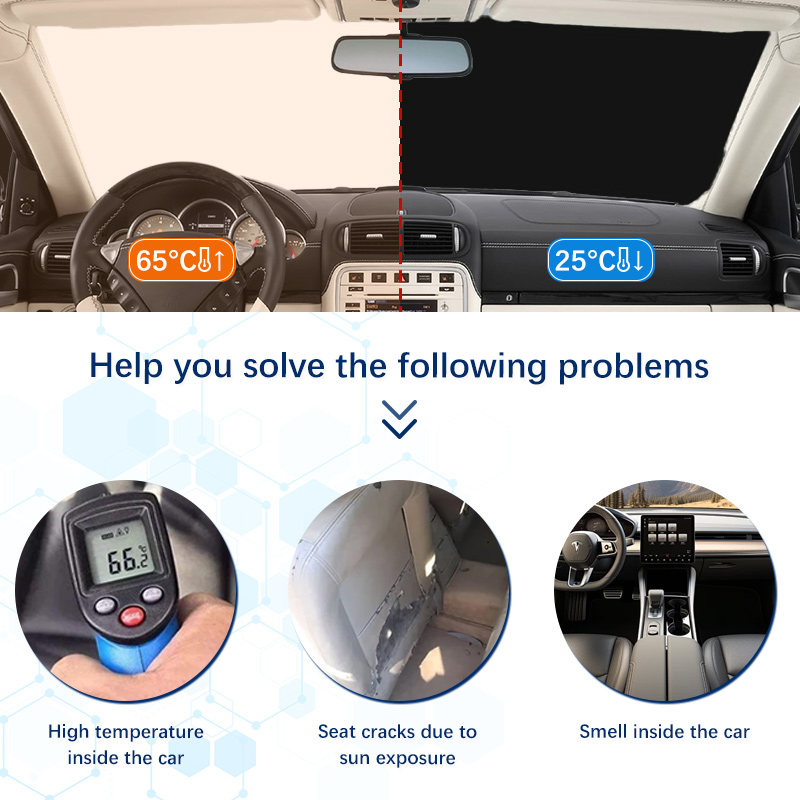 Car Windshield Sun Shade For SUZUKI Ignis Sunshade Summer Visor Protector Foldable Blocks UV Rays Protection Accessories