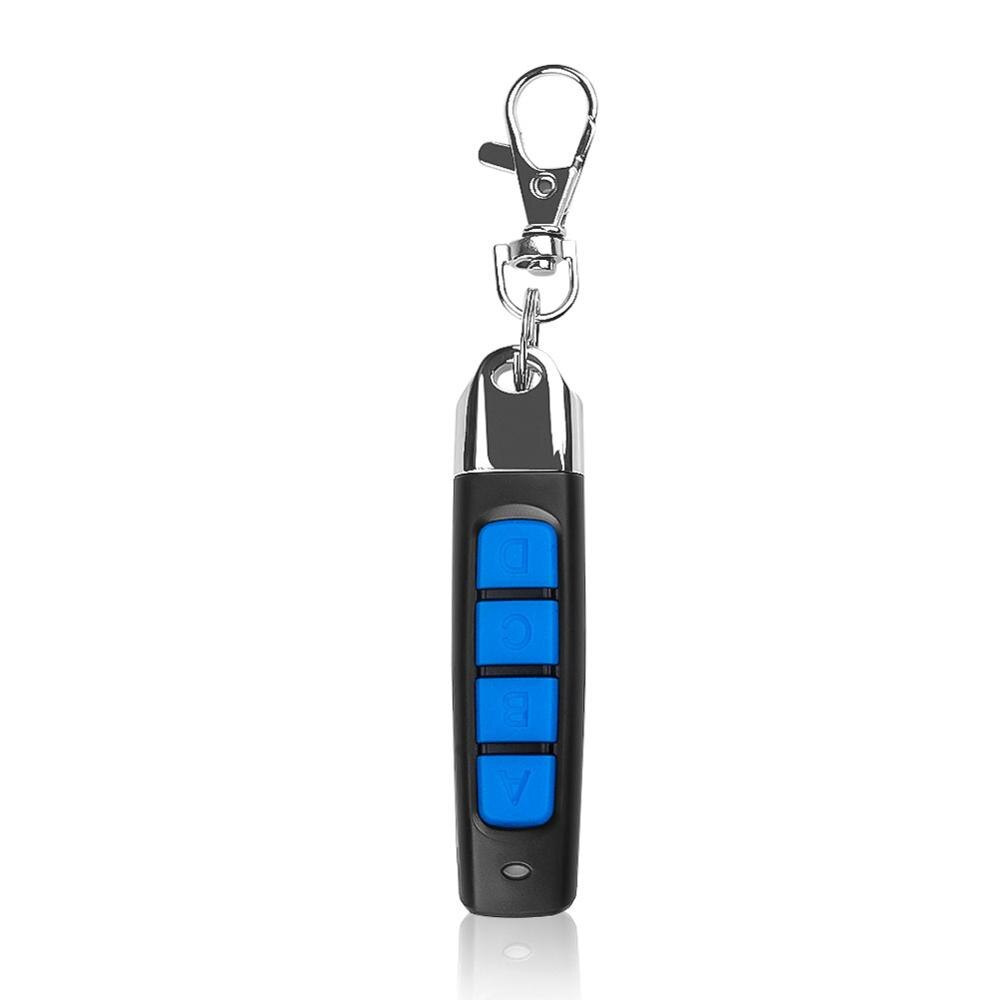 4 Buttons Multifunction Remote Control 433MHZ Wireless Transmitter Garage Gate Electric Door Copy Controller Anti-theft Lock Key: Blue