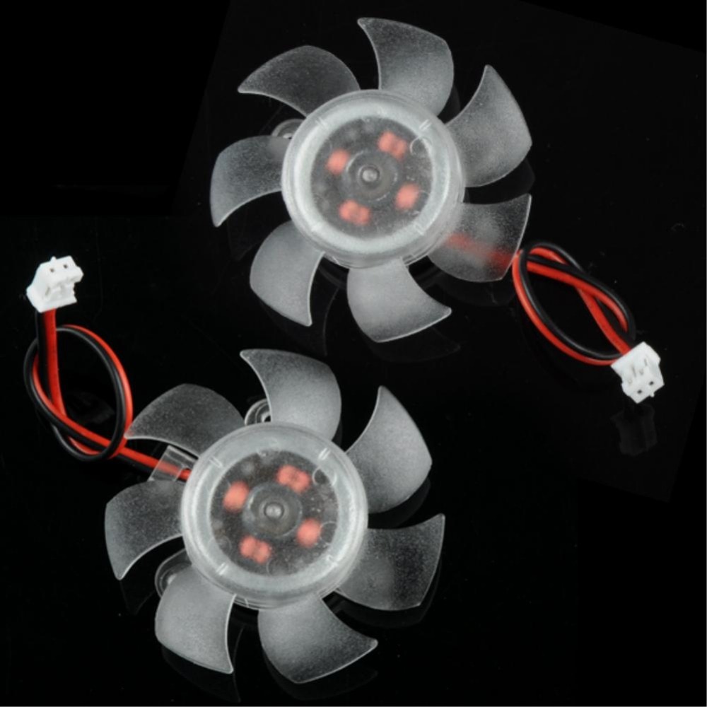 PC Computer Kühlung 45mm Fan 12V 2 Stift 7 Klingen PC VGA Grafik Grafikkarte Kühlkörper Kühler Fan