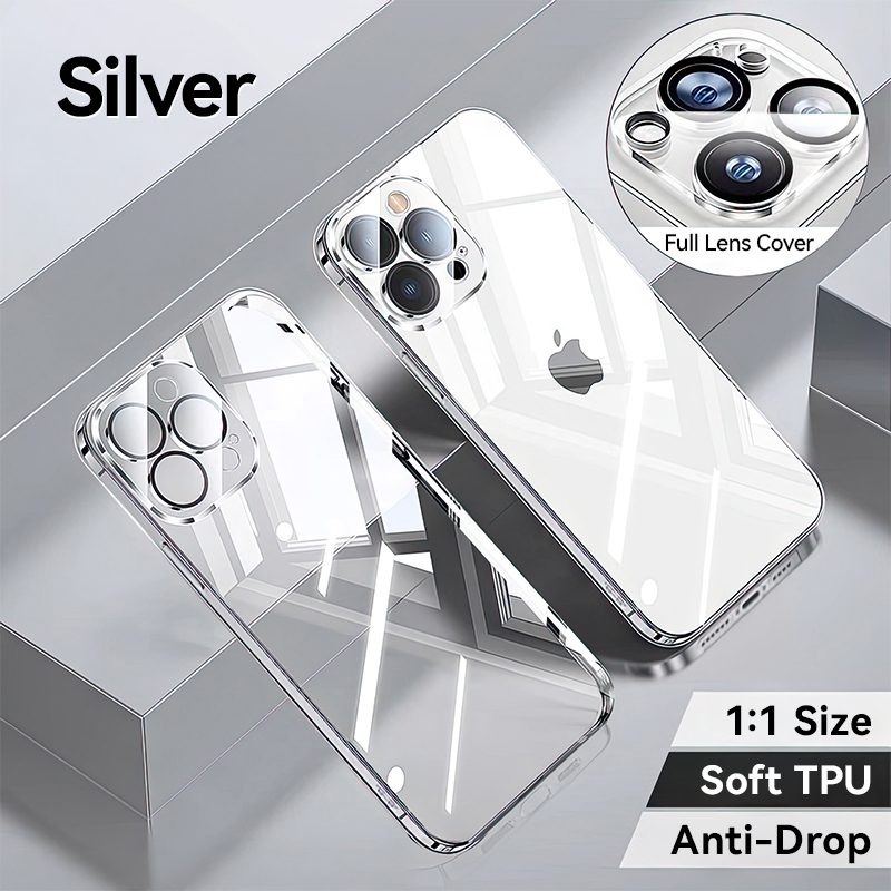 Joyroom Case For iPhone 16 15 14 13 Pro Max Anti Transparent Cover For iPhone 16 Pro Max Soft TPU Case With Len Protection: EVA / Blue